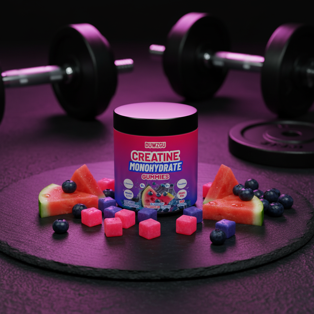 Creatine gummies athletic lifestyle photo