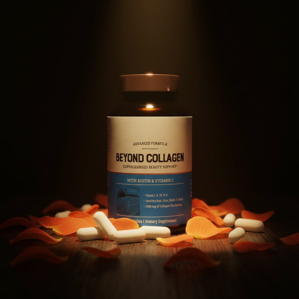 Beyond Collagen dark premium photo